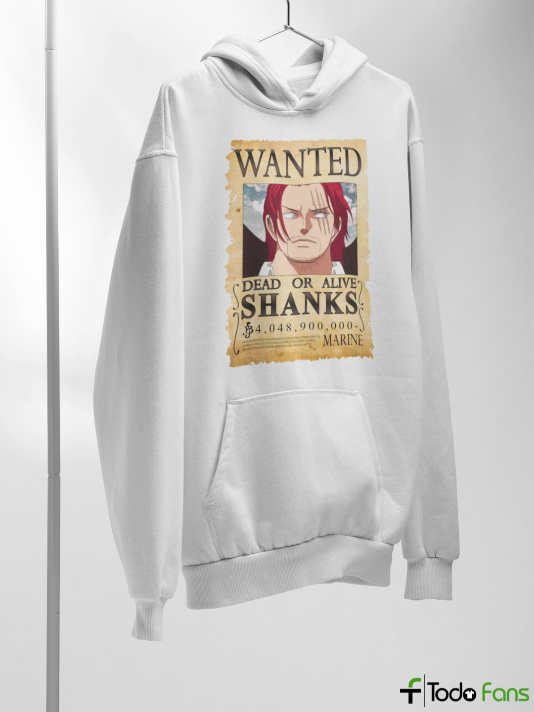 Polerón One Piece: Shanks - Wanted