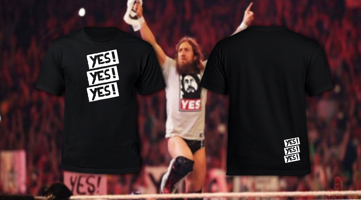 Polera Wrestling: Daniel Bryan (Yes Movement) (1039184199727)