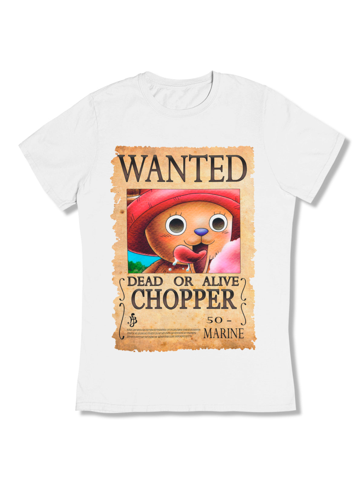 Polera One Piece: Chopper - Wanted