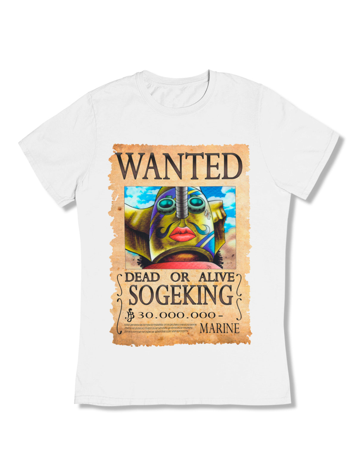 Polera One Piece: Sogeking - Wanted