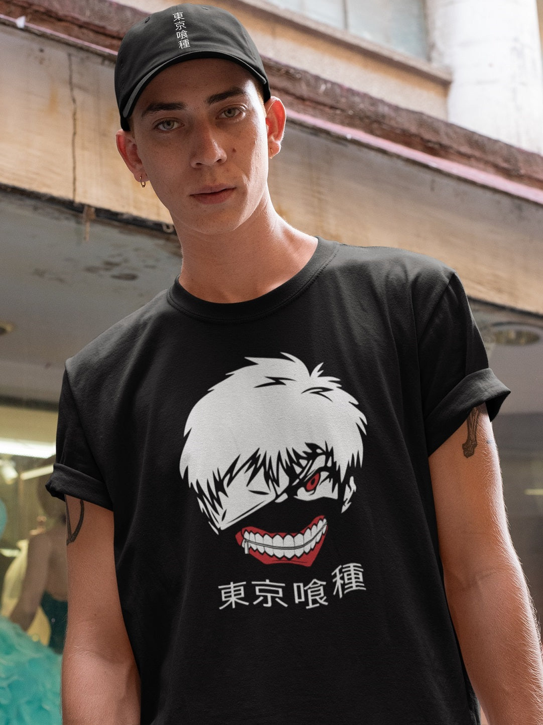 Polera Tokyo Ghoul: Kaneki (520936325167)