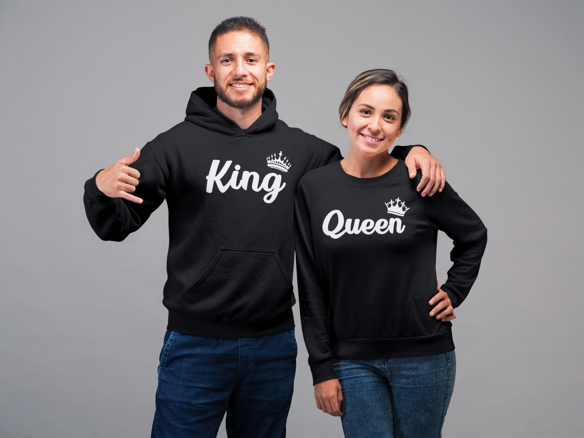 Pack de Polerones de Enamorados: King & Queen (1347696295983)
